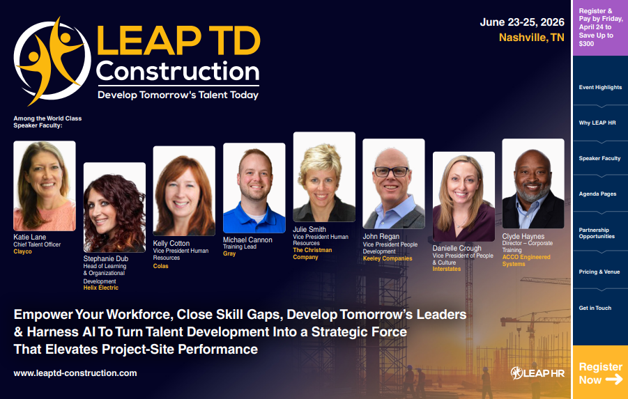 brochure cover - LEAP TD: Construction